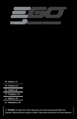 EGO HT2400E Operator's Manual