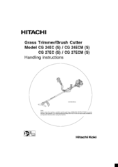 Hitachi CG 27ECS Handling Instructions Manual