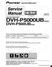 Pioneer DVH-P5000UB Service Manual