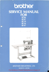 Brother B707 Service Manual