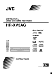 JVC HR-XV3AG Instructions Manual