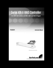 StarTech.com PCISATA2P4 Instruction Manual