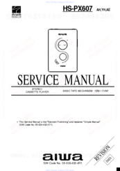 Aiwa HS-PX607 Service Manual