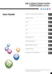 Ricoh Mp C3004 Series Manuals Manualslib