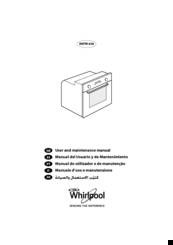 Whirlpool AKPM 658 User And Maintenance Manual