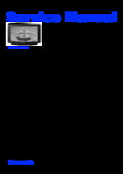 Panasonic TX-W32D3DP/L Service Manual