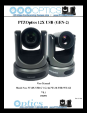 PTZ Optics PT12X-USB-GY-G2 User Manual