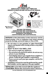 FMI (V)DVF36TCL(-HA) Owner's Operation And Installation Manual