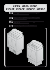 Harvia Type KIP60 Instructions For Installation And Use Manual