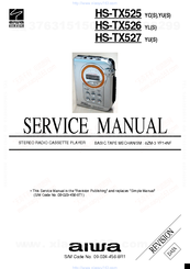 Aiwa HS-TX526 Service Manual