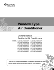 Gree GJC10BL-A3RND2G Owner's Manual