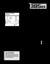 Pro-Form 385EX PETL38590 User Manual