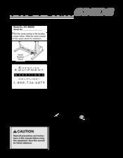 Pro-Form 630DS831.299250 User Manual