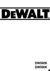DeWalt DW580K User Manual