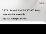 Fujitsu PRIMEQUEST 2000 Series Installation Manual