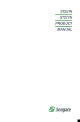 Seagate ST277N Product Manual