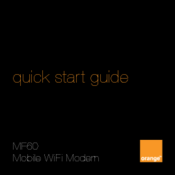 ORANGE MF60 Quick Start Manual