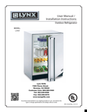 Lynx L24REF User's Manual & Installation Instructions