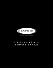 Matrix C7X - 03 Service Manual