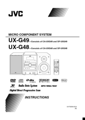 JVC UX-G49 Instructions Manual