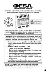 Desa RG30PT Safety Information And Installation Manual