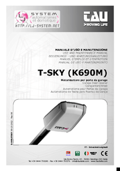 tau K690M Use And Maintenance Manual