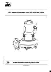 ABS AFP0841S Installation And Operating Instructions Manual