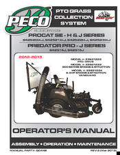 Peco 942520H-J Operator's Manual
