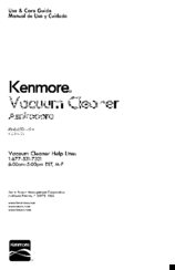 Kenmore 116.10701 Use & Care Manual