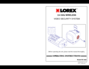 Lorex SG 6040 Operating Instructions Manual