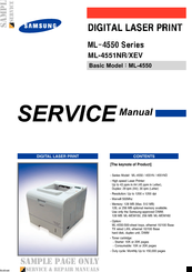 Samsung ML-4551NR Service Manual