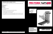ProForm 525 Si User Manual