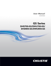 Christie DWU700-GS User Manual