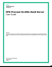 HPP Enterprises ProLiant DL360e Gen8 User Manual