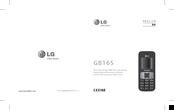 LG GB165 User Manual