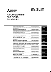 Mitsubishi Electric PSH-P GAH Installation Manual