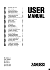 Zanussi ZHC 92641 User Manual