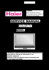 Haier HLH406BB Serivce Manual