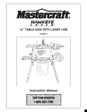 MasterCraft 55-6883-2 Instruction Manual