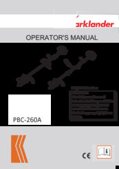 Parklander PBC-260A Operator's Manual