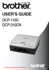 Brother DCP-110C Manuals | ManualsLib