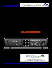 Continental Access CADV-H-XD16 User Manual