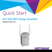 NETGEAR EX6150 AC1200 Quick Start Manual