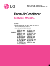 LG W081CA SG2 Service Manual
