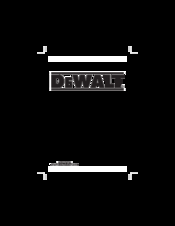 DeWalt DW085 Original Instructions Manual