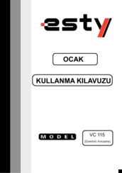 Esty VC 115 Installation Manual