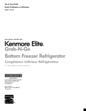 Kenmore 795.7403 series Use & Care Manual