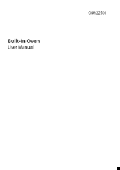 arcelik OIM 22501 User Manual