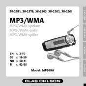 Clas Ohlson MP569A Instruction Manual