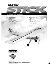 Hangar 9 Super Stick Instruction Manual